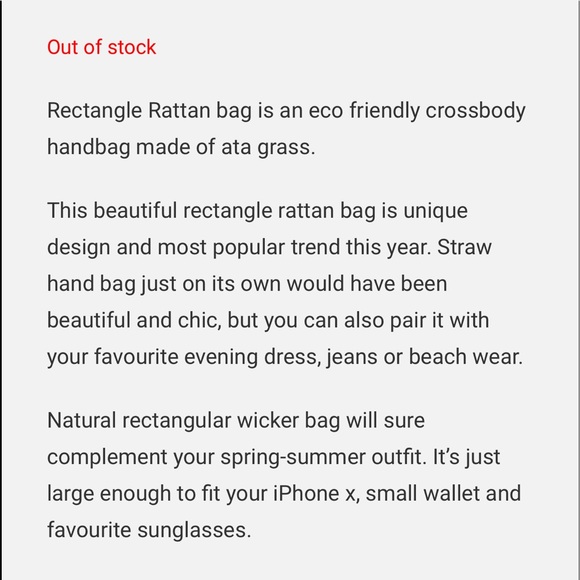 Bohemian Rattan Bag - Picture 10 of 11